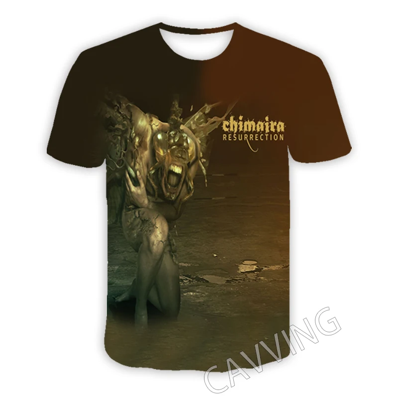 

CAVVING 3D Printed CHIMAIRA Rock Casual T-shirts Hip Hop T Shirts Harajuku Styles Tops Clothing for Men/women