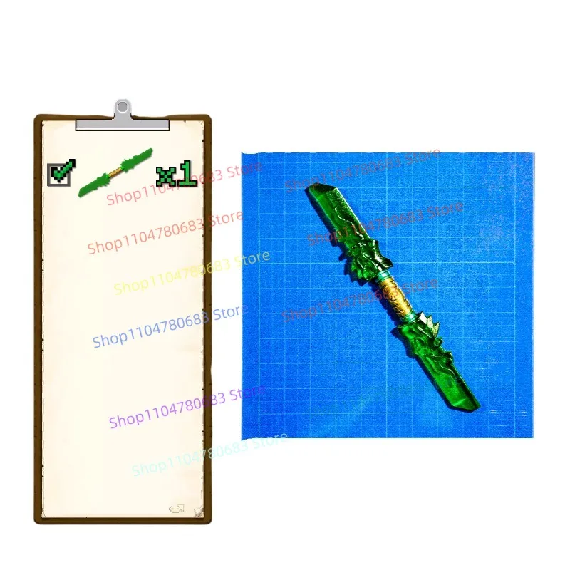 ตัวต่อ MOC แบบใส มีดสองด้าน ชุดประกอบ อุปกรณ์เสริม โมเดลจิ๋ว ของตกแต่ง อนิเมะ ทีวี ของเล่น ของขวัญ