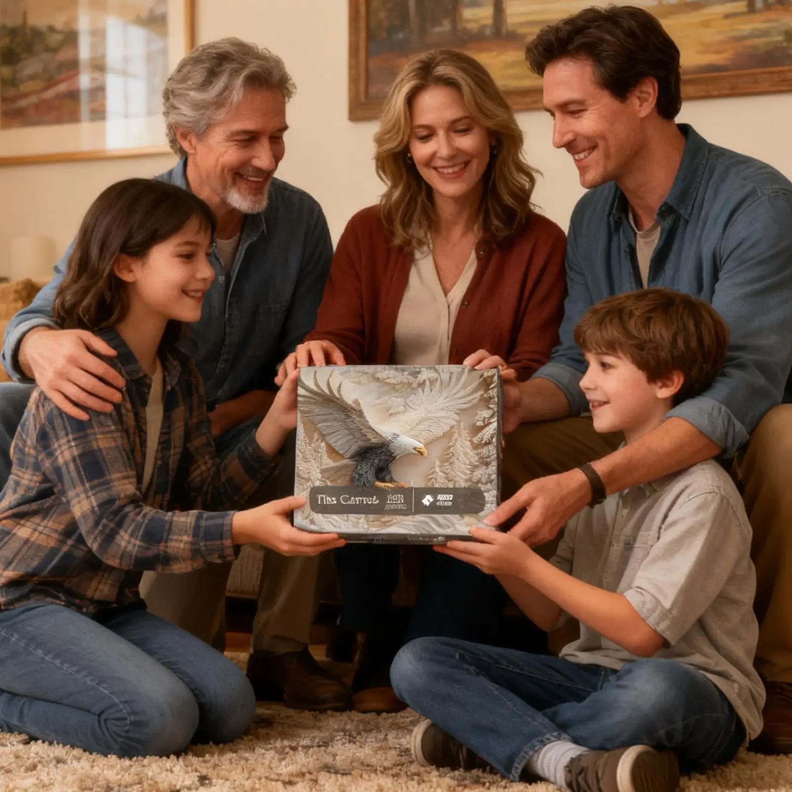 

Eagle Jigsaw Puzzle 1000 Pieces Challenging Animal Jigsaw Majestic Bald Eagle Puzzle Game For Adults Women Men Nature & Wildlife