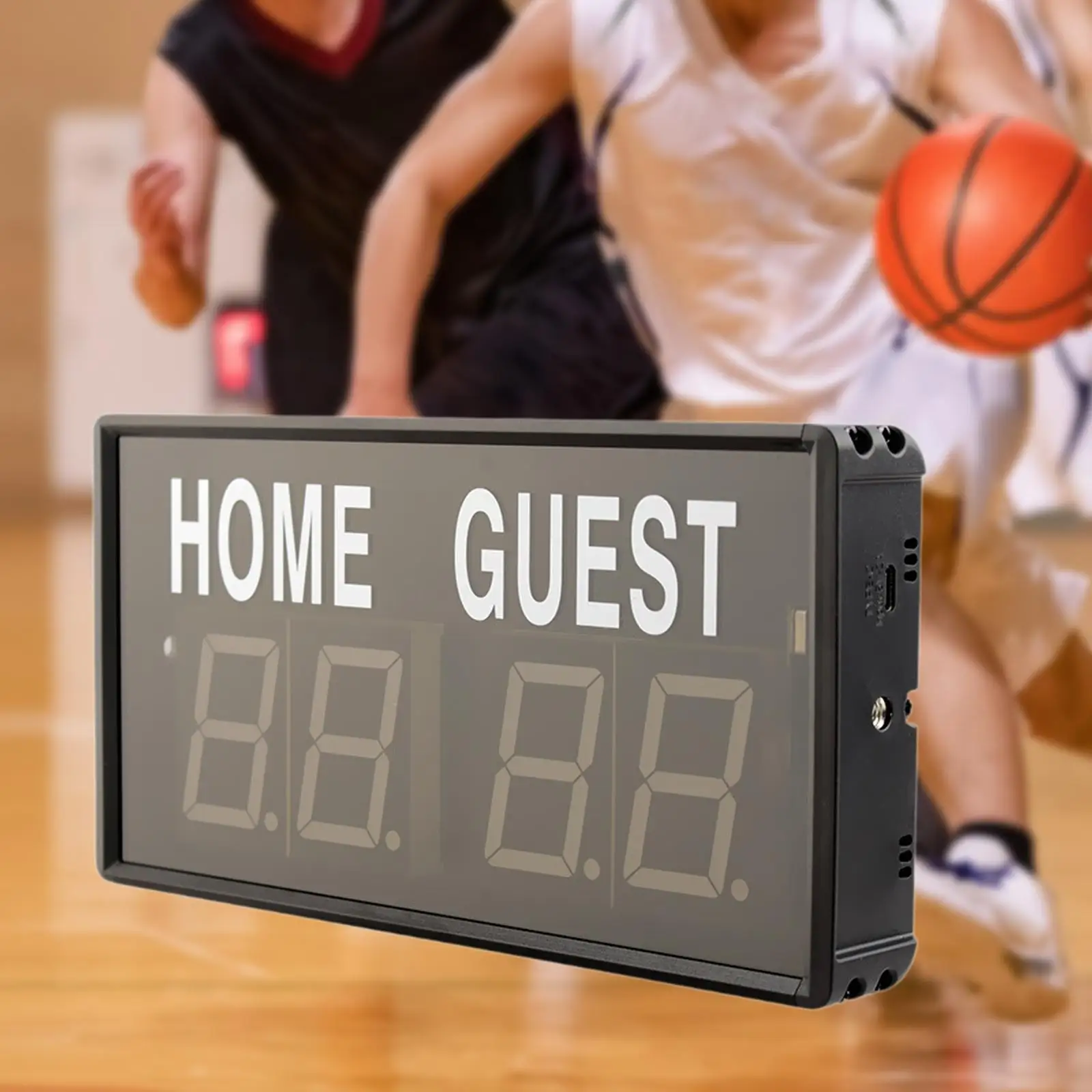 

4 Digit LED Display Scoreboard Score Keeper for Basketball Sports Volleyball