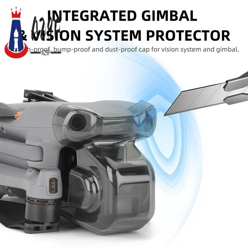 A29F-SUNNYLIFE For Air 3 Lens Cover, Gimbal Sensor Integrated Protective Cover Anti-Bump Portable Multi-Functional Accessory