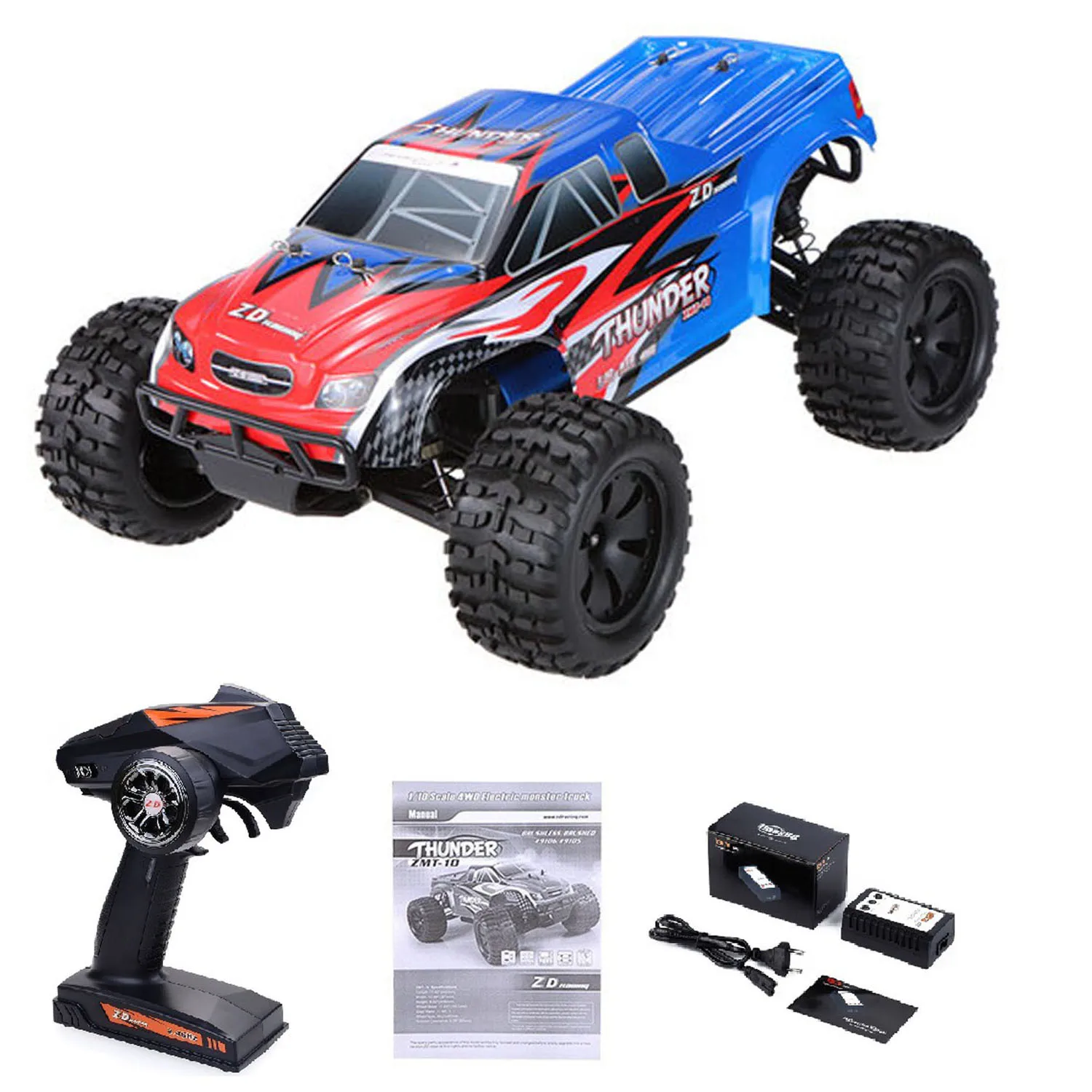 ZD Racing 9106 1/10 Zdalnie Sterowany Samochód Terenowy Elektryczny 4WD RC Monster Truck 10427-S Wodoodporny 45A ESC Silnik Bezszczotkowy 3650