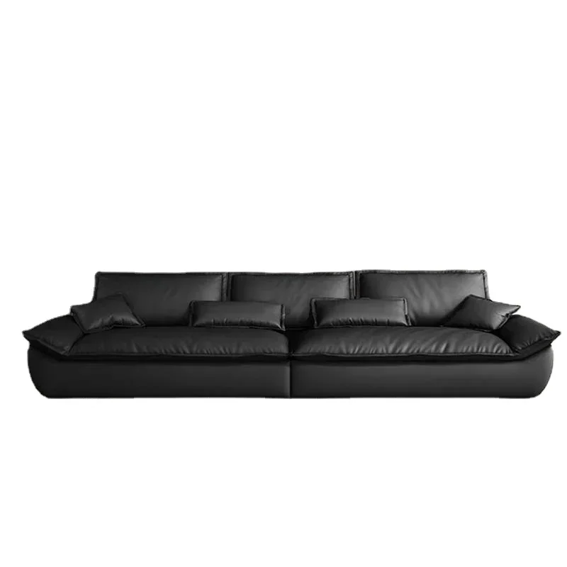 

Luxury Living Room Lazy Sofa Genuine Leather Elegant Modular Sofa Living Room Relaxing Salas Y Sofas Muebles Room Decor