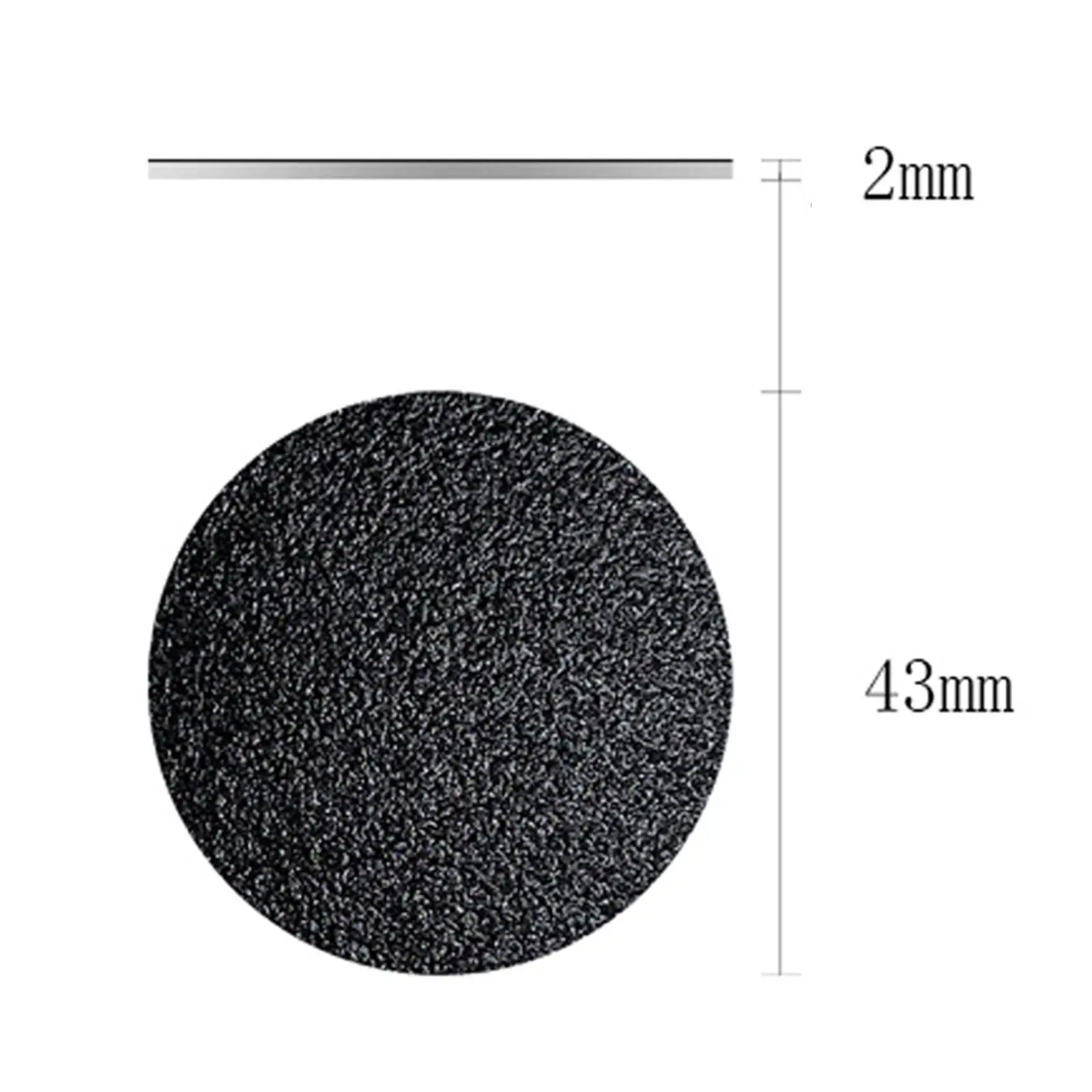 3x almofada de substituição de disco de lixa almofadas de recarga de grão automático para arquivos de raspa de pé elétrico