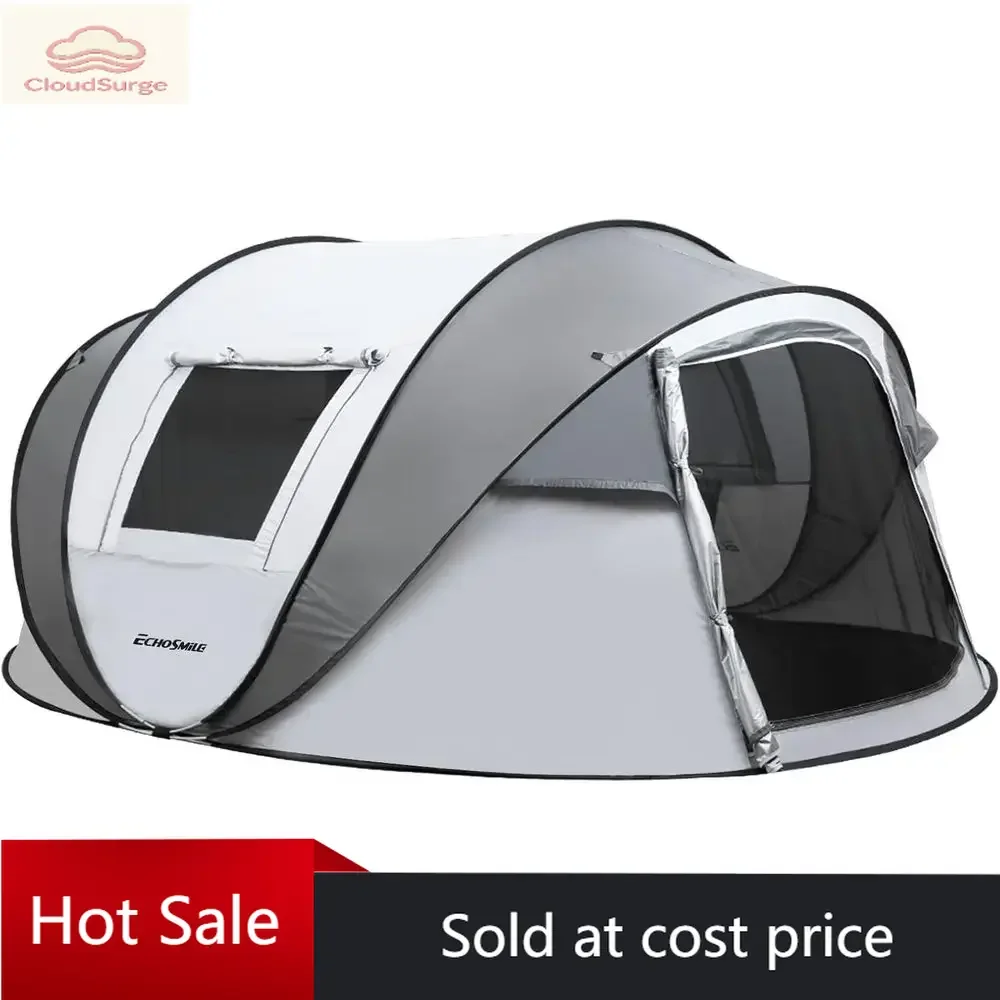 

Акция: Семейная палатка Quick-Pitch, вместимость 2-6 человек, водонепроницаемая, купольная, компактная и легкая, по специальной цене (ограниченное предложение)