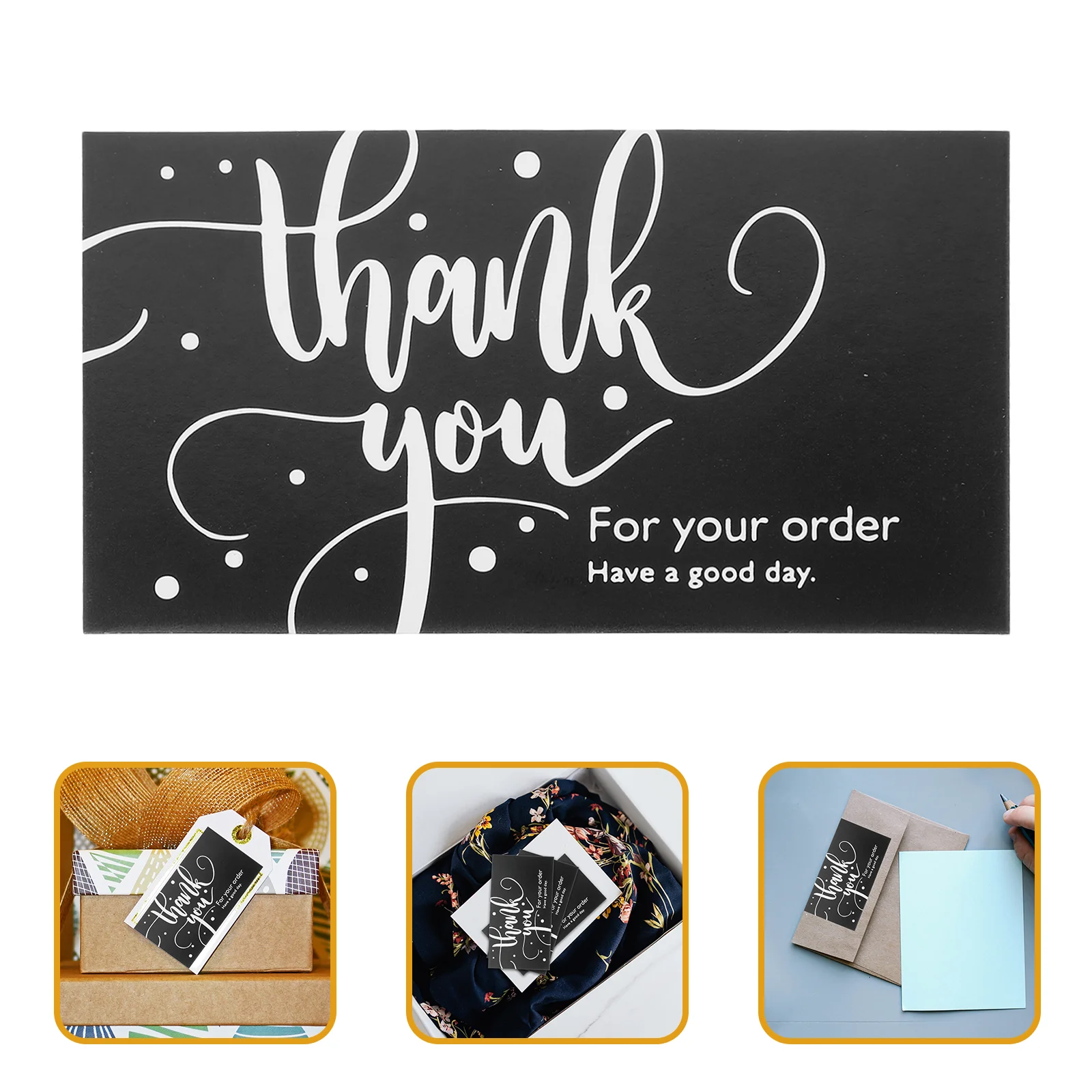 

100pcs Thank You Stickers Decorative Sealing Labels Self Adhesive Packaging Stickers For Envelopes Boxes Baking Bags Small