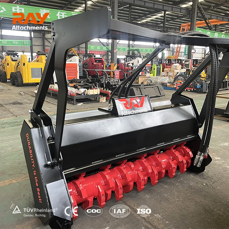 Hoge kwaliteit Mini Schranklader Bosbouw Mulcher Chipper Houtversnipperaar voor Land Clearing Machine Hoog rendement