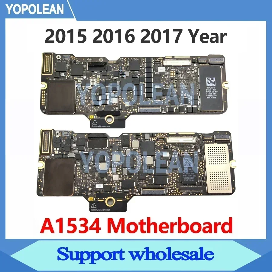 フルテスト済み A1534 マザーボード 820-00045-A 820-00244-A MacBook