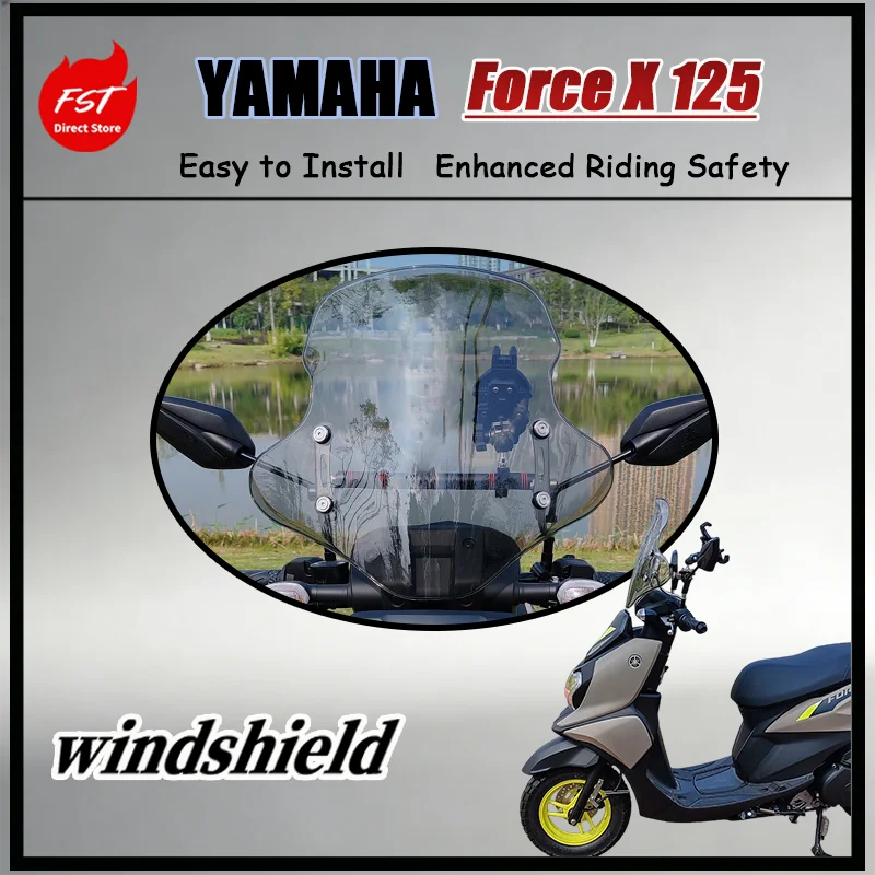 

FOR Yamaha Fuying 125 & Xuying 125 Front Wind Screen Custom Upgrade Motorcycle Accessory Windproof Rainproof
