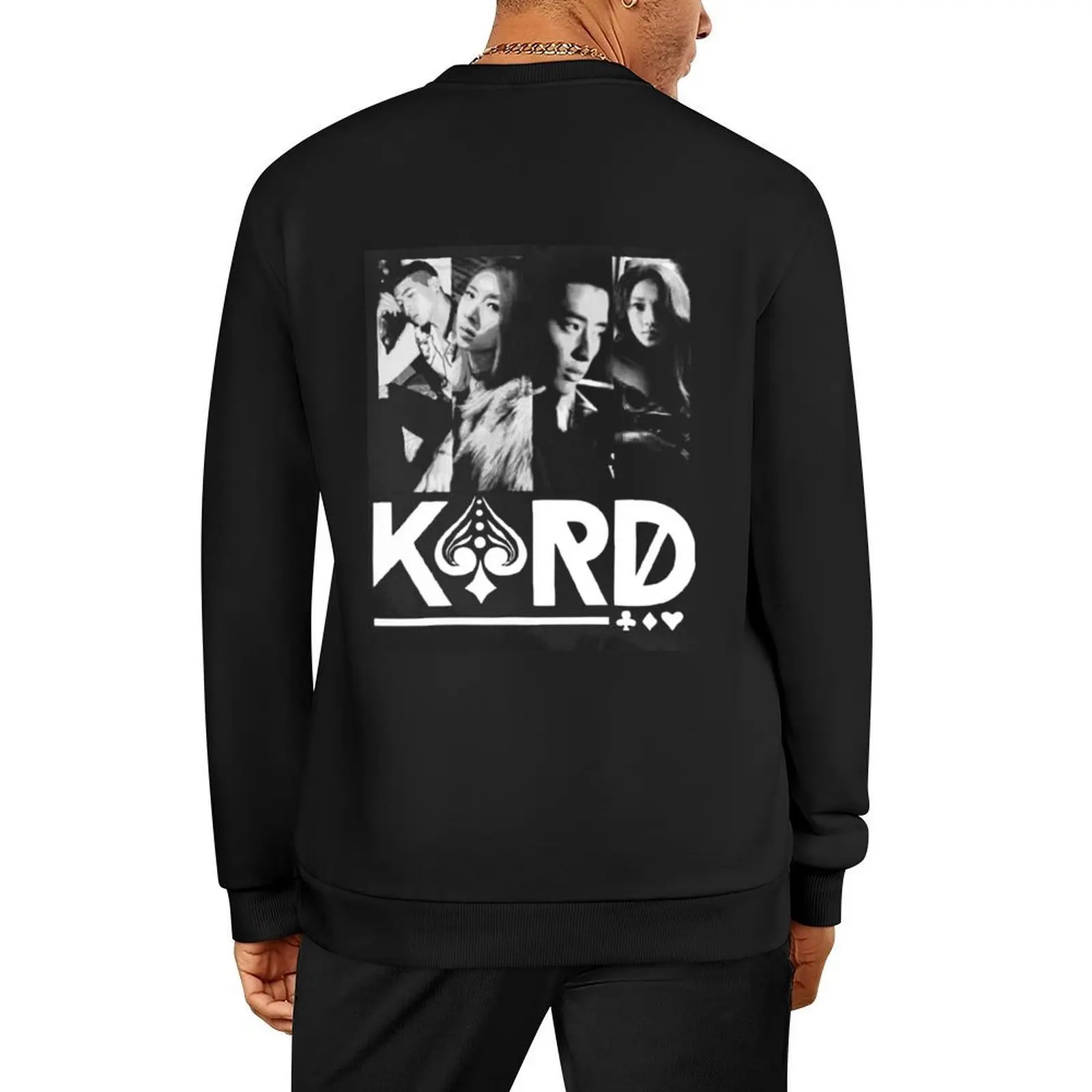 KARD السترة الملابس الجمالية النمط الياباني الجرافيك تي شيرت الرجال الخريف منتجات جديدة بلوزات كبيرة الحجم