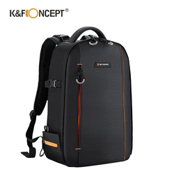 K&F CONCEPT 18L Camera Bag Camera Backpack Photography Bag Waterproof Large Capacity With Raincover for Dslr Camera/15.6