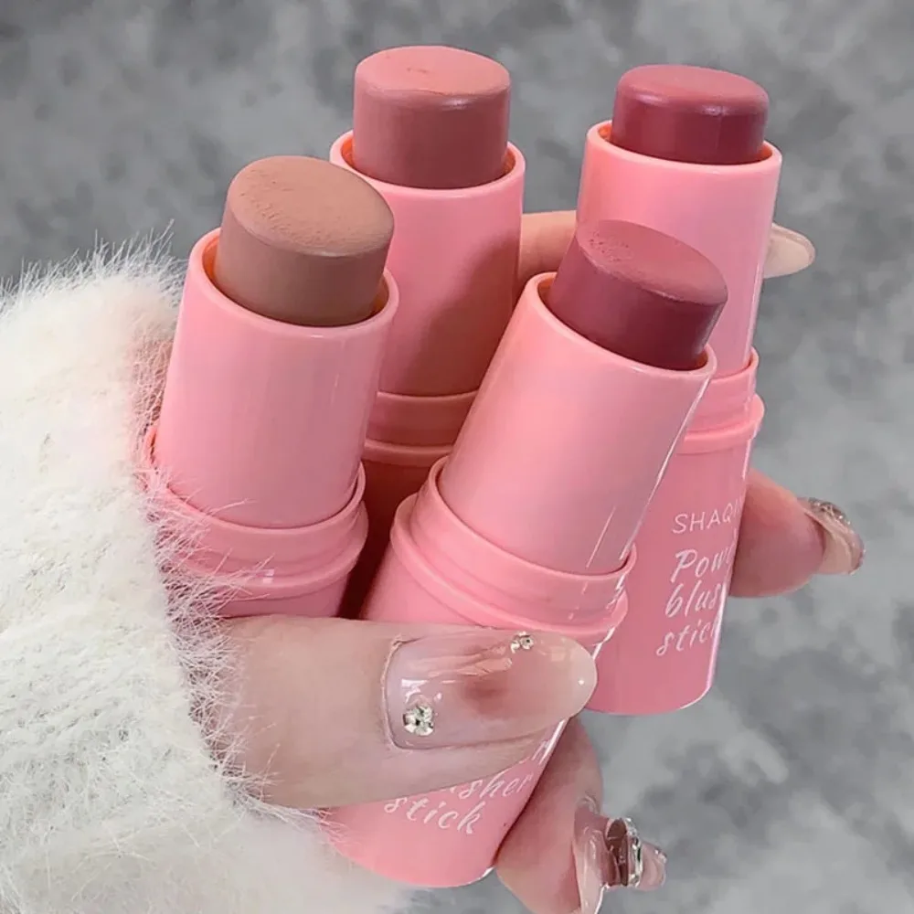 Contour Smoky Rose fard à joues bâton crème lisse mat Rose visage Rouge abricot maquillage cosmétique fille