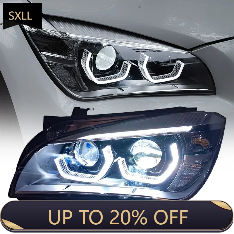 

SXLL For X1 E84 Headlight Assembly 2011-2015 Update 2025 Retrofit High Quality Automotive Daytime Running Light with Light Emitt