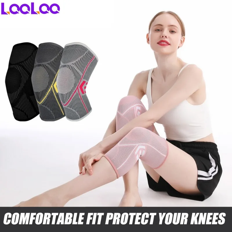 

1Pair Knee Brace,Knee Compression Sleeve Support for Men &Women,Knee Pads for Running,Hiking,Meniscus Tear,Arthritis