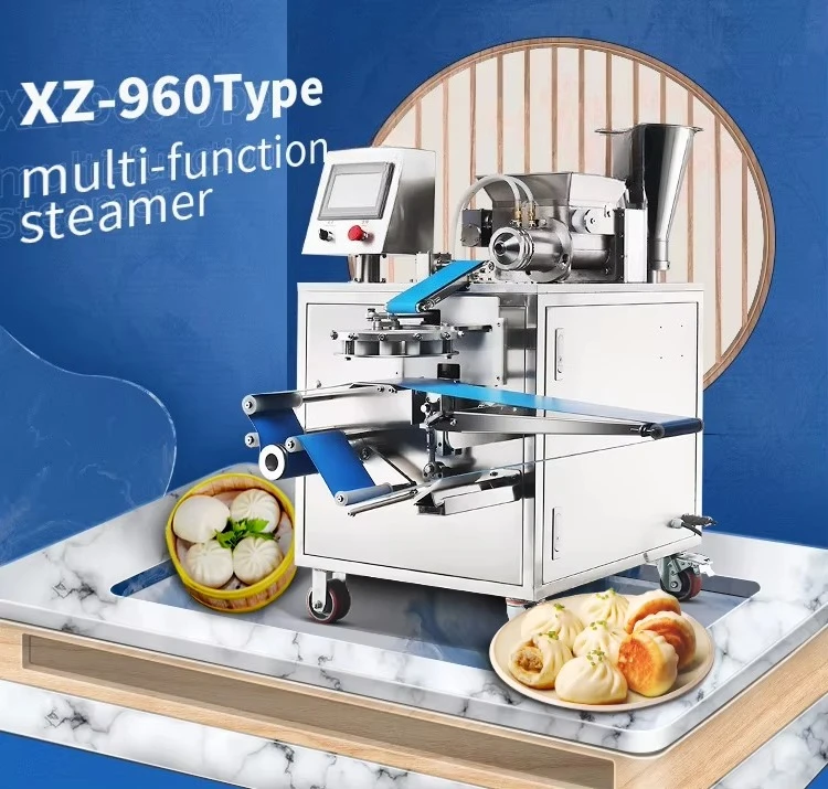 Industrial Automatic Momo Making Machine Small Chinese Momo Dumpling Grain Product Making Machines