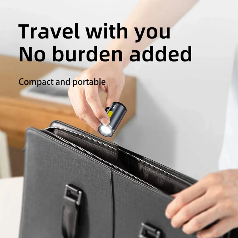 Mini High Brightness LED Flashlight Powered By Type C Connectors Small LED Light Torches For On Travel Use Flashlight 2025 New