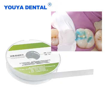 Bandas de matriz Dental de 5 m/rollo, cinta de agua de 0,1mm de espesor, cinta de materia prima, materiales de cuidado bucal contorneados blancos