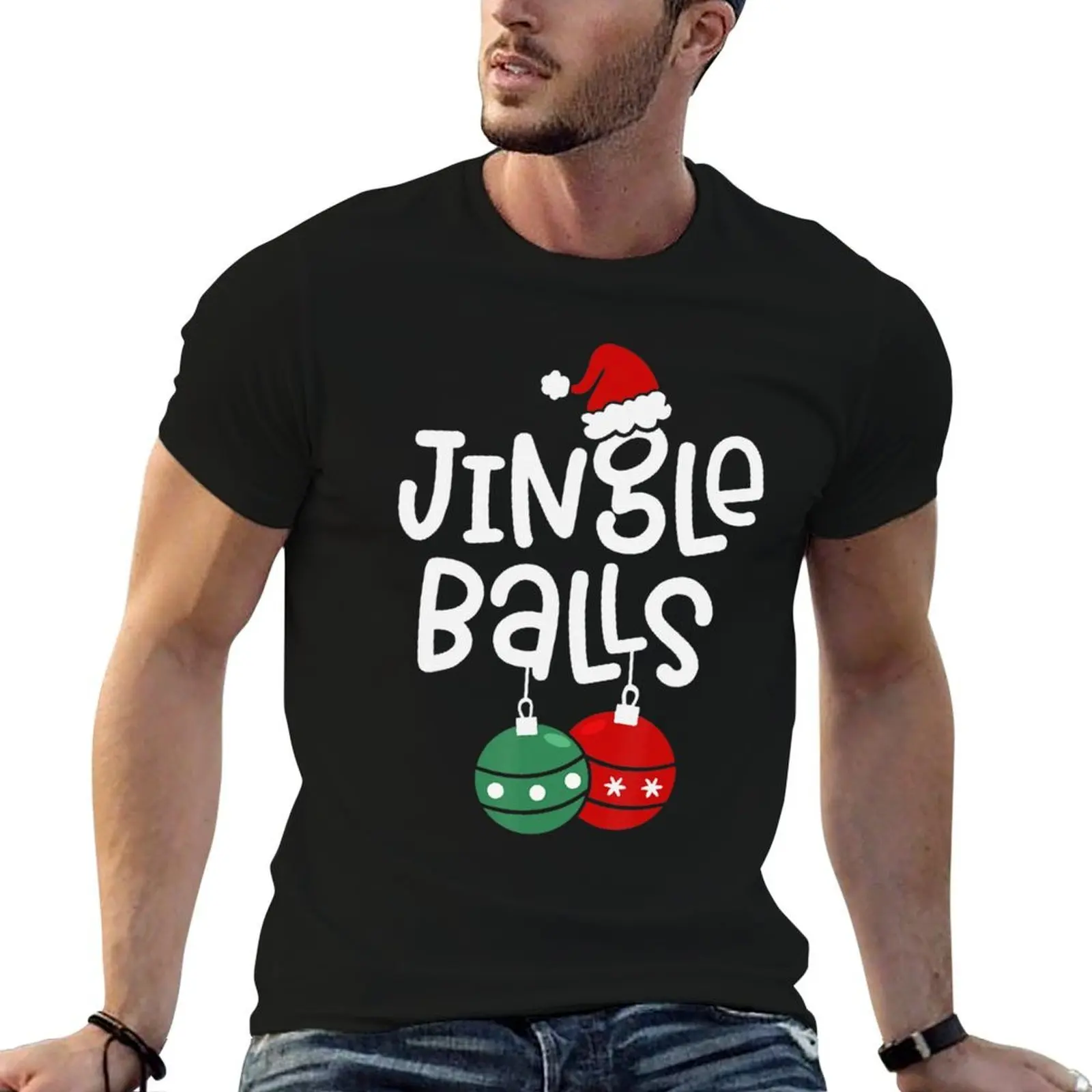 

Jingle Balls Tinsel Tits Funny Matching Couple Chestnuts T-Shirt man t shirt luxury T-Shirt
