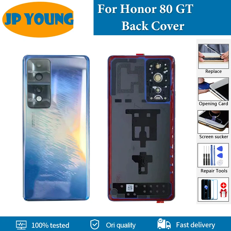 AAA+Quality Battery Cover For Huawei Honor 80 GT Back Cover AGT-AN00 Rear Door Housing Case For Honor 80 GT Back Cover Replace