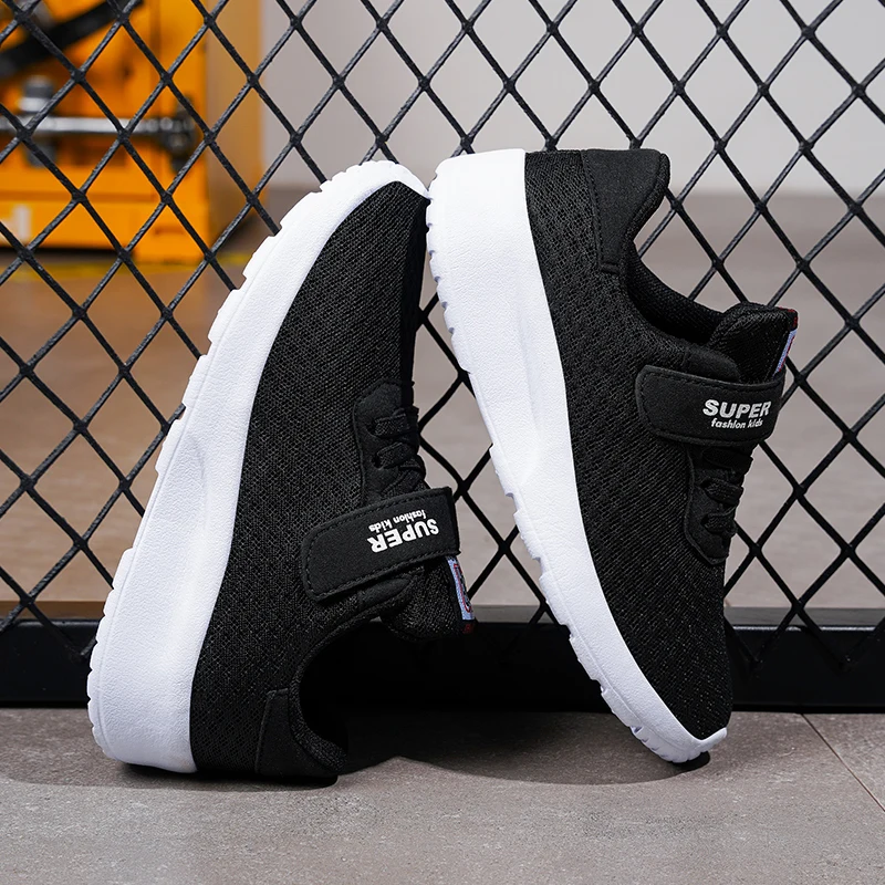 

Stylish children athletic shoes cute cartoon design, soft sole, non-slip sport sneakers for school and street wear