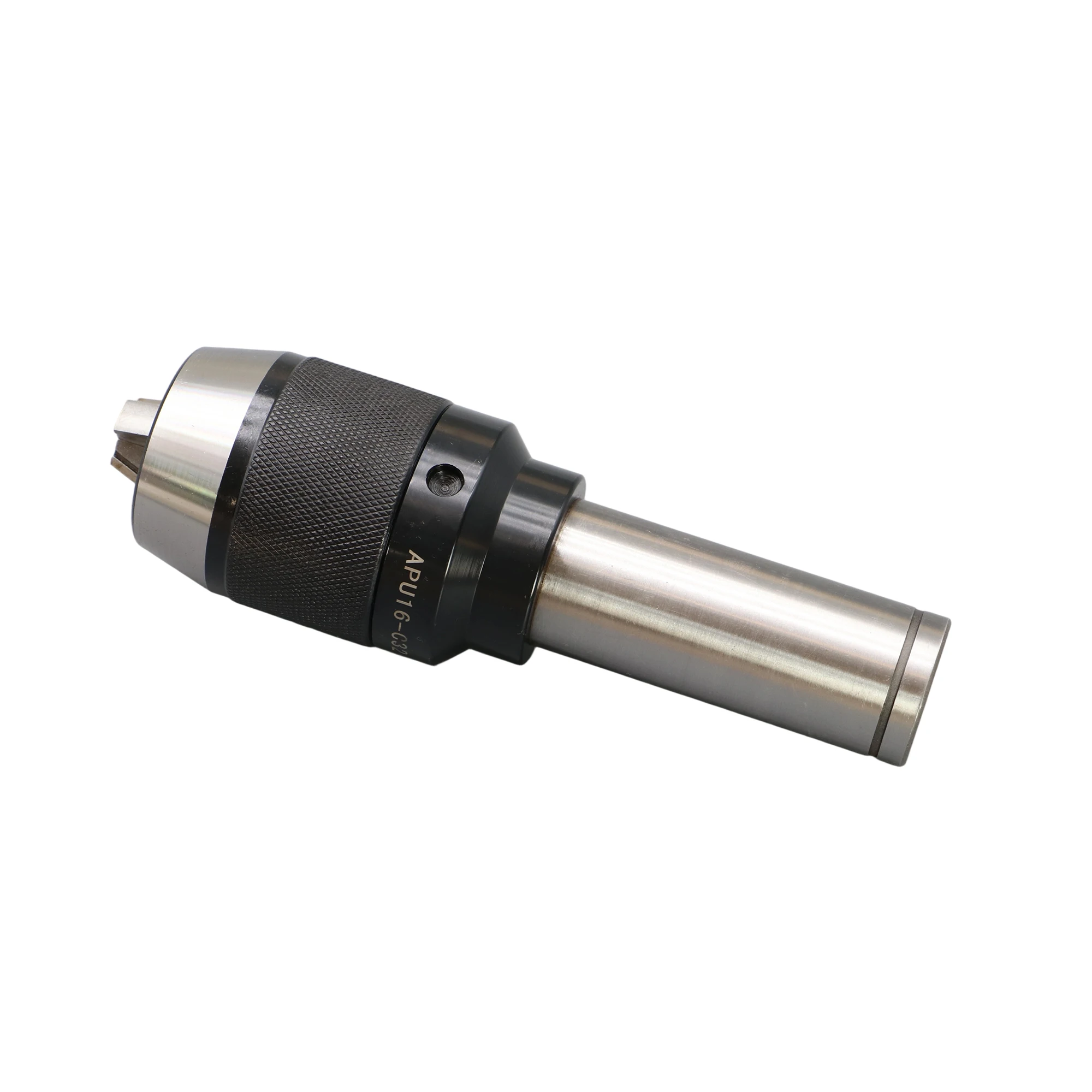 Chuck Bor CNC Tiga Rahang Pengencang Otomatis Terintegrasi APU13 APU16, Dudukan Perkakas C20 C25 C32 Batang Lurus