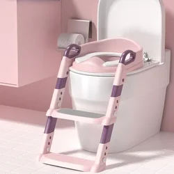 Stepped Children's Toilet Foldable Foot Stool Multi-functional Climbing Ladder Baby Toilet Training Child's Toilet Seat Ladder