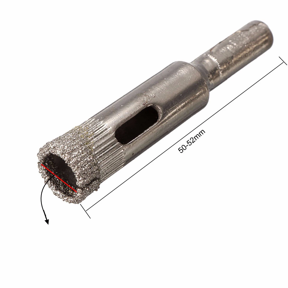 Imagem -03 - Revestido de Diamante Hss Drill Bit Grupo Hole Saw Bits de Perfuração para Ferramentas Elétricas Telha Mármore Vidro Cerâmica Mm30 mm 10 Pcs
