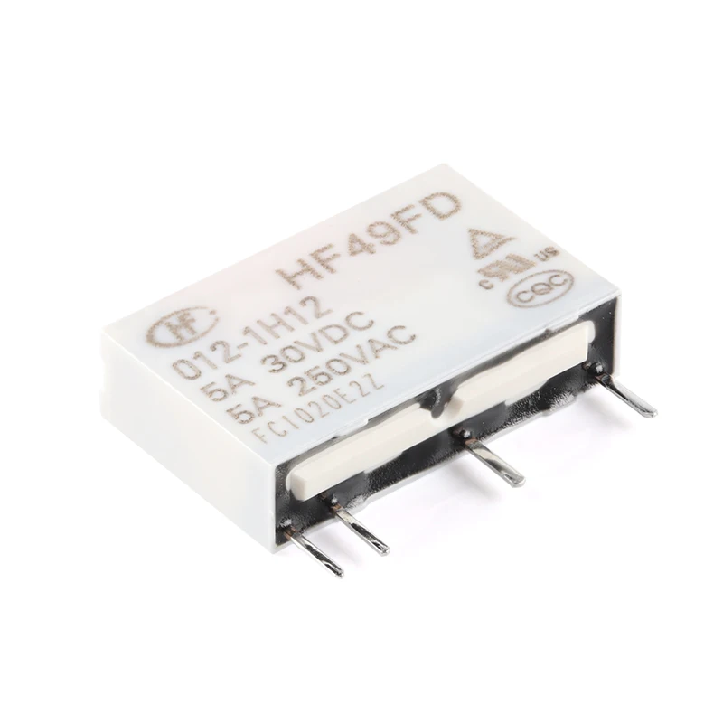 10PCS Relay HF49FD-005-1H12 HF49FD-012-1H12 HF49FD-024-1H12 HF49FD DC5V 1H12 4PIN 5A Relay 5V Rele 12V 24V