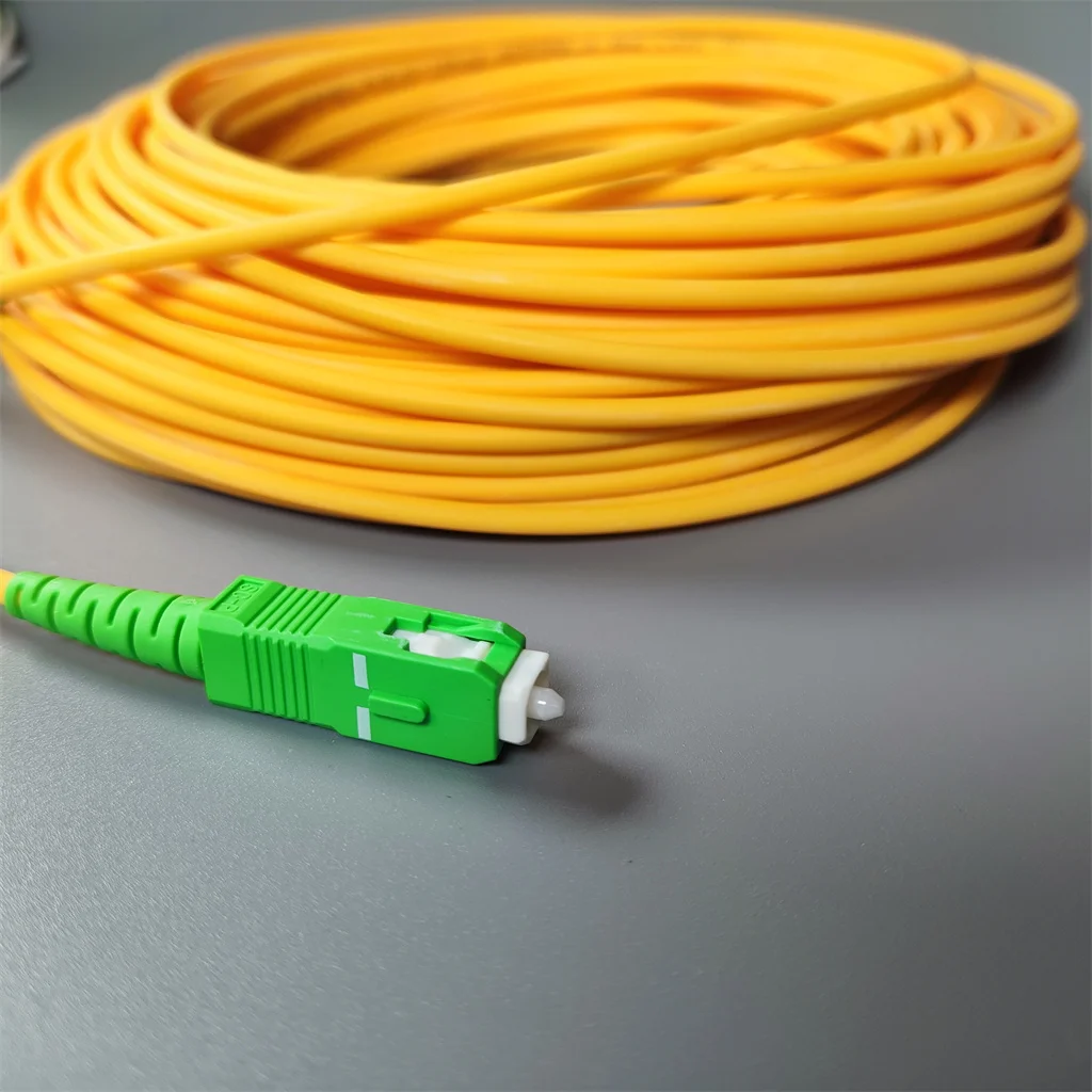 10m 15m 20m 30m Fiber Opitc Cable SC/APC-SC/APC  FIber Optic Patch Cord Ftth Fiber extension cable