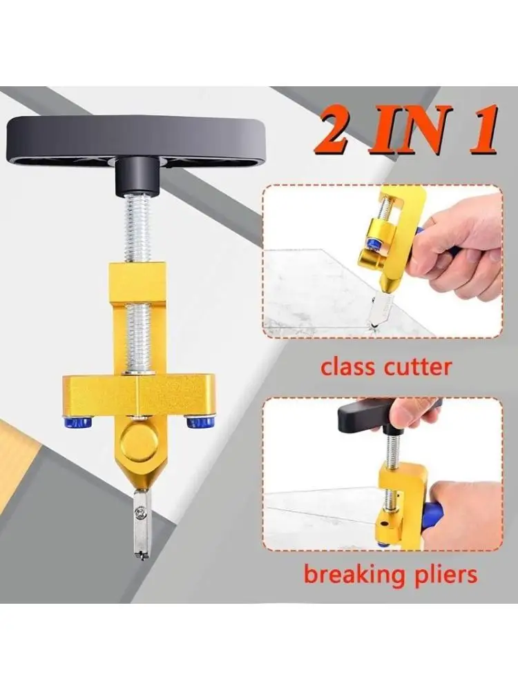 

R9UF 2 In 1 Tile Cutter Breaking Pliers Manual Cutting Tool for Precisions Efficiency
