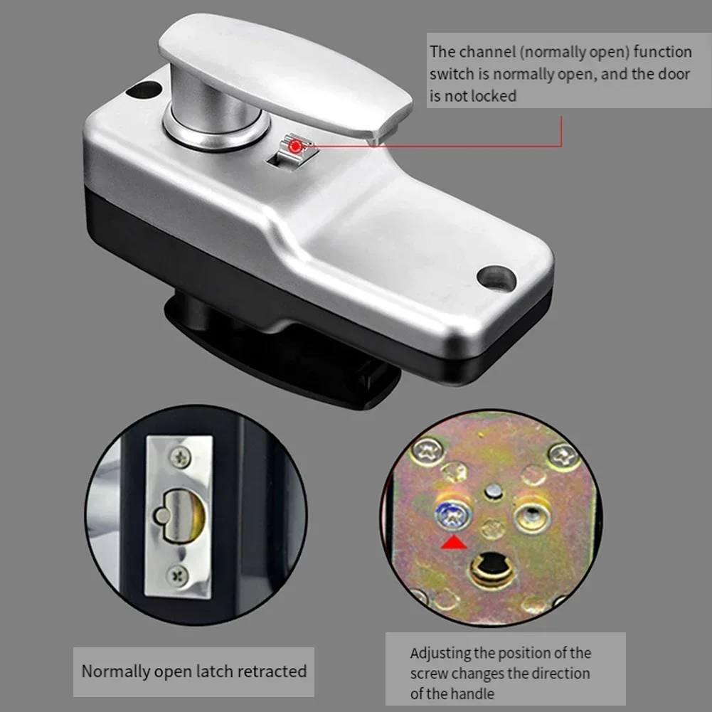 รายการ Keyless ที่เชื่อถือได้กันน้ําประตูดิจิตอลล็อควัสดุโลหะผสมสังกะสีเข้ากันได้กับประเภทประตูต่างๆ