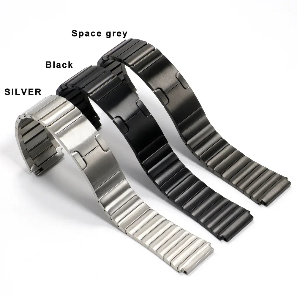 Luxury 22mm Stainless Steel watch band for Huawei Watch 4 GT2 3 pro 46mm strap for samsung watch 3 46mm loop for seiko bracelet