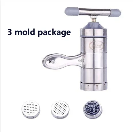 Stainless Steel Small Noodle Machine Household Manual Hand-cranking Noodle Machine Extrusion Noodle