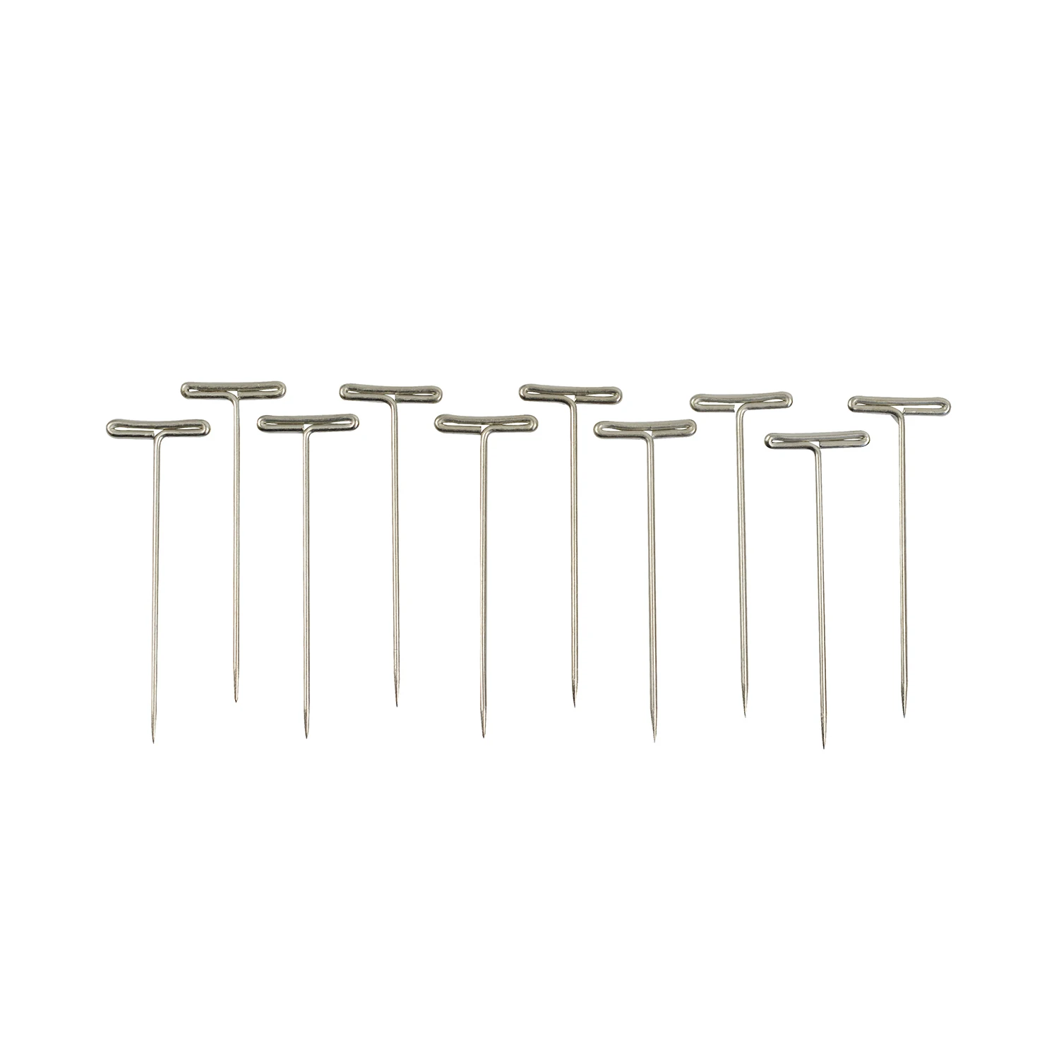 25 Pieces 38mm/45mm T-pins Wig T Pins for Holding Wigs Styling Tools for Mannequin Head Wig Display