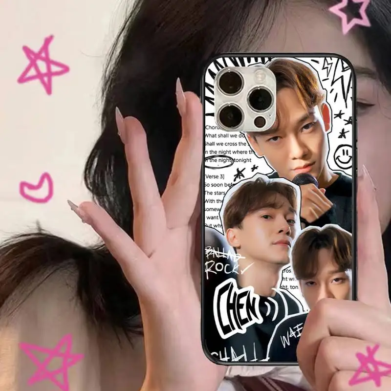 Korea Kpop-E-EXO Phone Case For iPhone 11 12 13 Mini 13 14 Pro XS Max X 8 7 Plus SE XR Shell