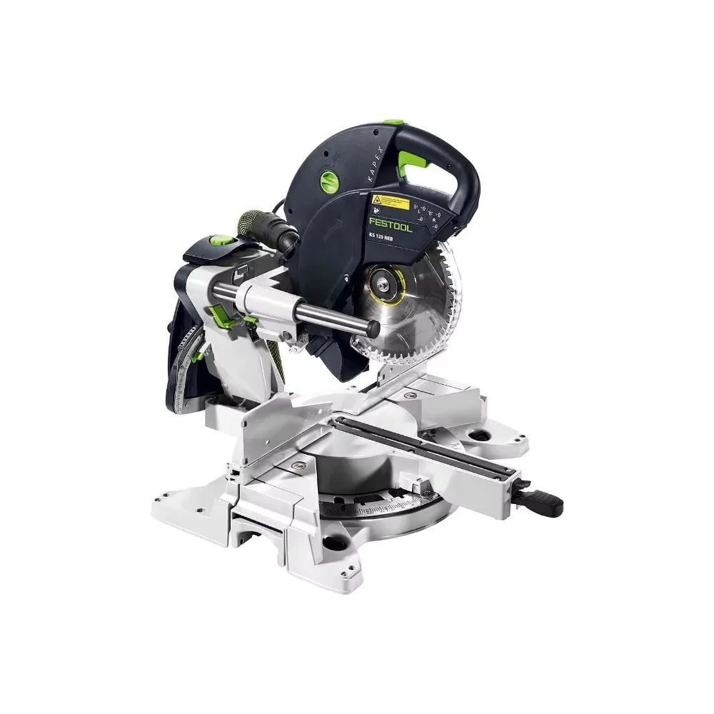 

New Festools KS 120 double composite sliding miter saw w out t-loc + CT 48 dust