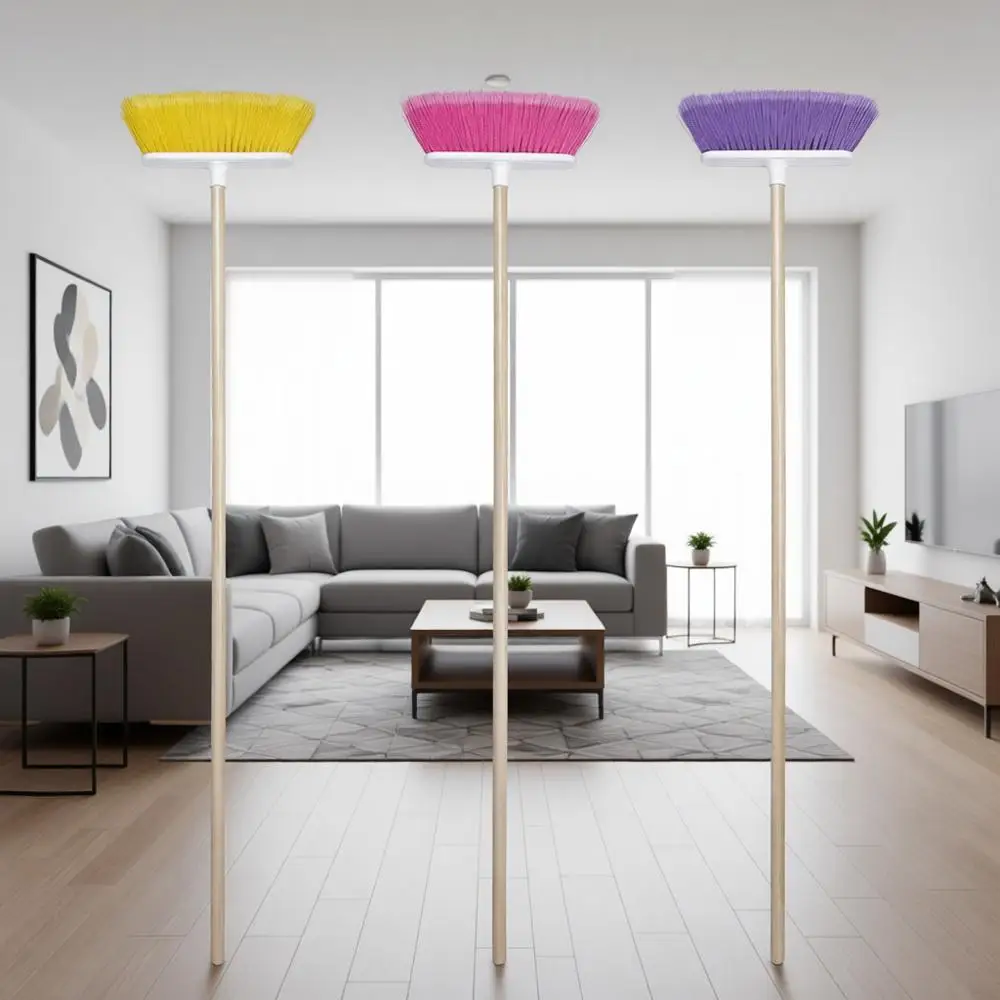 

Sweep Magnetic Action Broom Assorted Colors with Natural Wood Handles (2 Brooms)