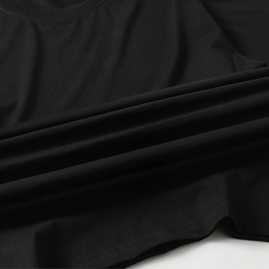 Plus Size 10XL T-shirt Men 2023 Summer Short Sleeve T Shirt Moon Print Fashion Casual Tops Tees Male Big Size Stretch Tshirt