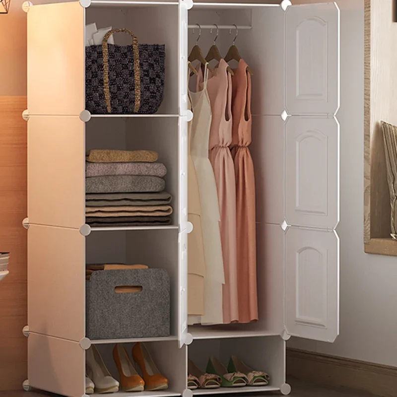 الحد الأدنى خزانة غرفة المعيشة الحديثة الشمال خزانة بسيطة خزانة الطفل الخارجي وحدات الاطفال البلاستيك Armario أثاث المنزل