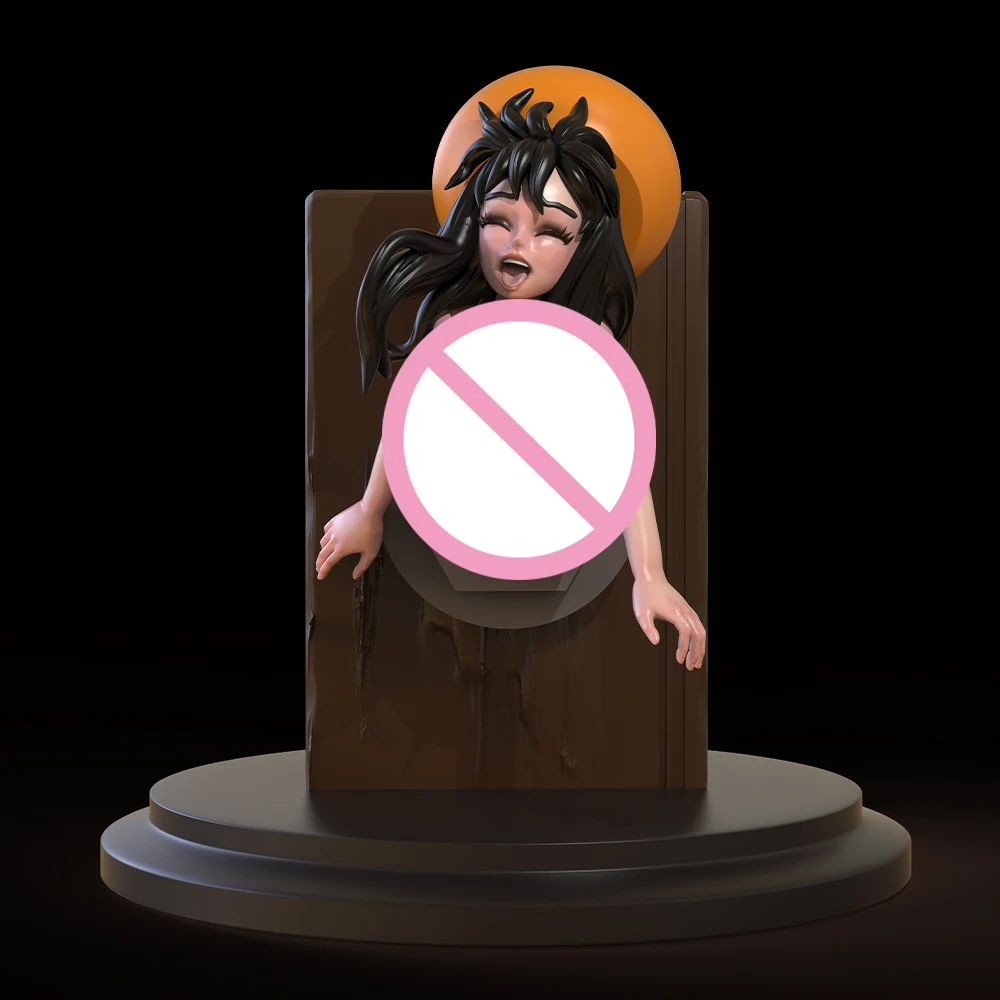 

1/24 3d Printing Model Kit Sexy Girl Belle Ganyu Pink NSFW Anime Figure Model Kit DIY Miniature Reduction Statue Unpainted Toys