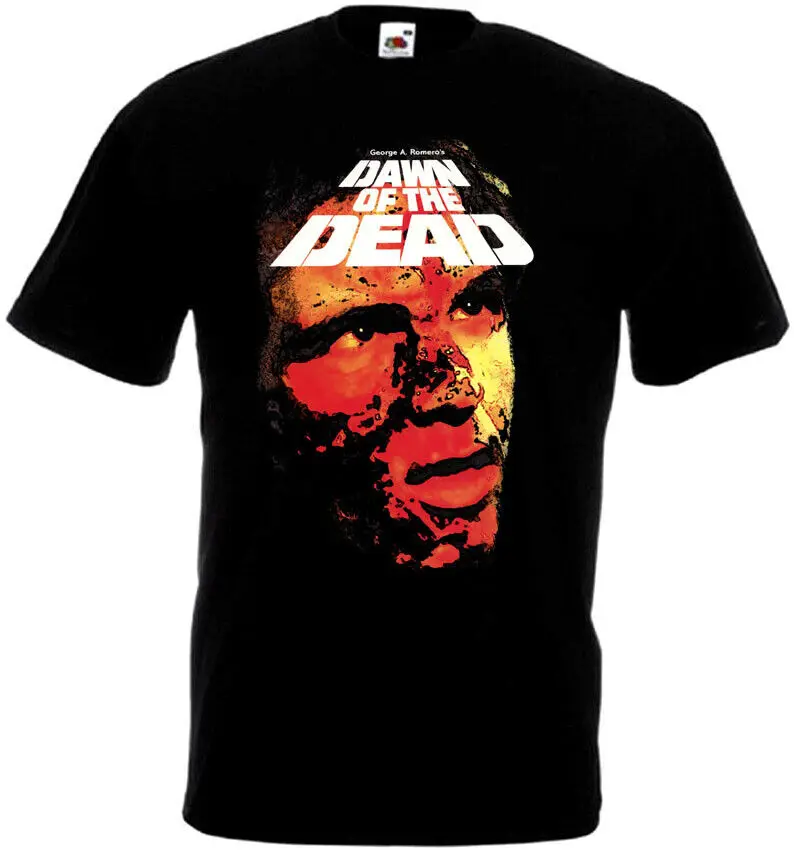 

Dawn Of The Dead v15 T-shirt black horror movie Romero all sizes S-5XL