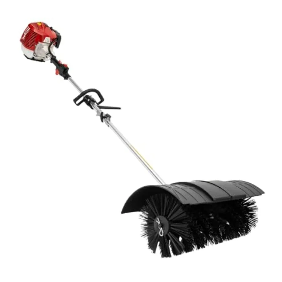 

2.3HP Gas Handheld Sweeper 52CC 2-Stroke Outdoor Side-Mounted Broom Lawn Sweeper High Performance Snow Sweeping Broom for Drive