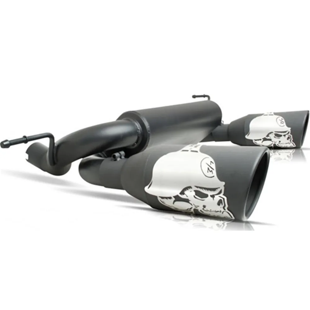 Black Steel exhaust pipe muffler