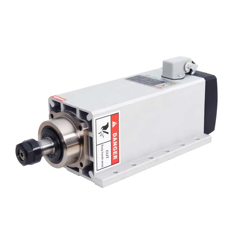 

20251.5kw 2.2KW 3.5kw GDZ High Performance CNC Machine Air-cooled 220V 380V Spindle Motor with Flange Original Plug