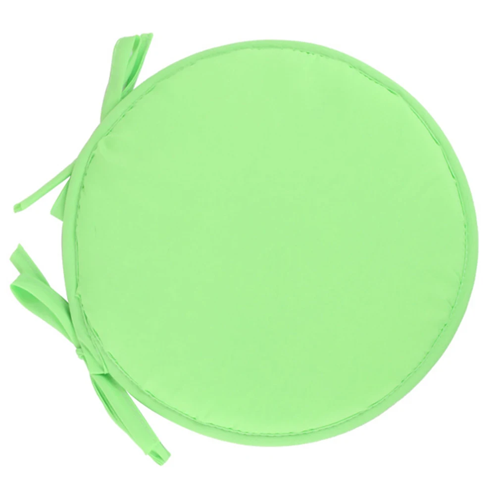 

1pc Round Seat Sponge Seat Cushions For Home Chair Pads Office Home Waterproof Straps Sofa Bed Car Polyester Gifts