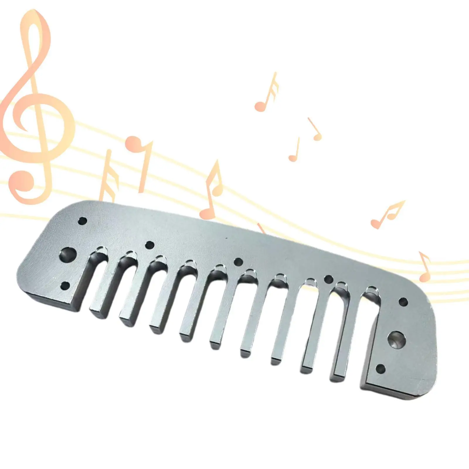 

Comb Harmonica Practical Aluminum Alloy for Stage Performance Studio Concert
