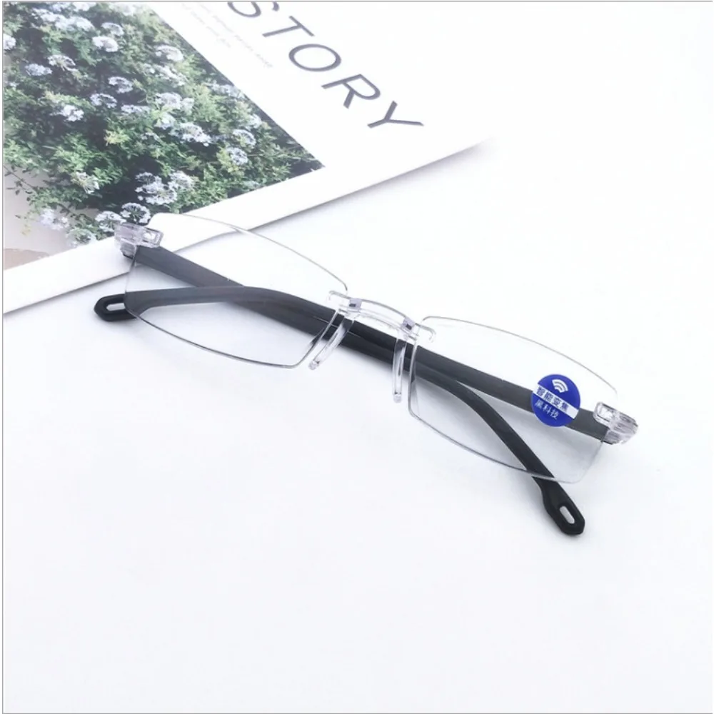 Anti-blue Light Reading Glasses Men Middle-aged and Elderly Women Fashion Anti-fatigue HD and Wear-Resistant Blocking Glasses