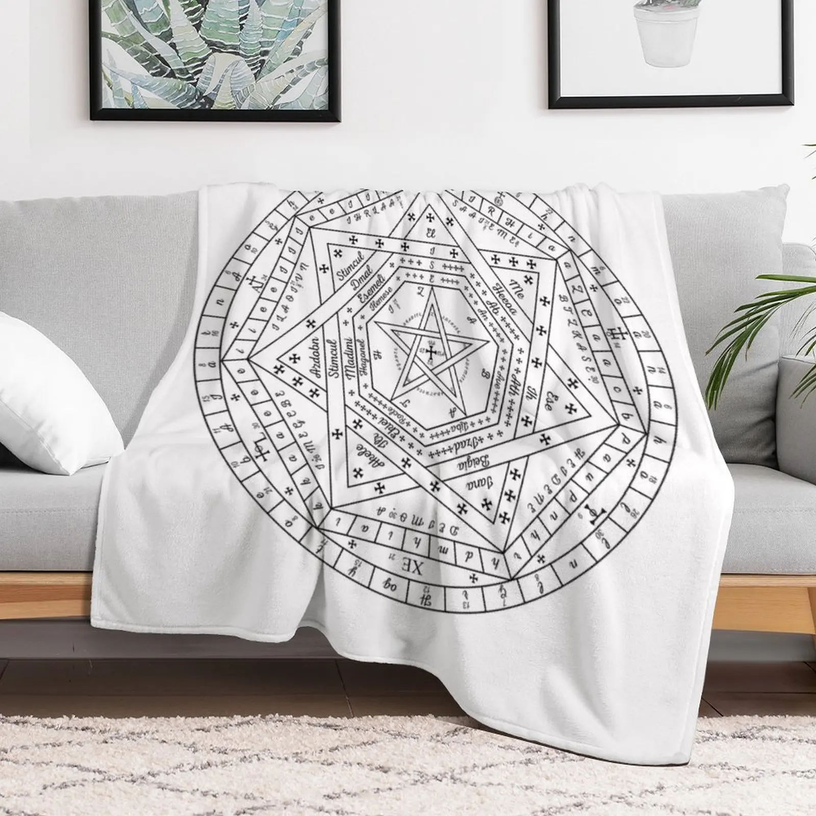 Sigillum Dei Aemeth Throw Blanket Comforter Blankets Sofas Of Decoration Blankets