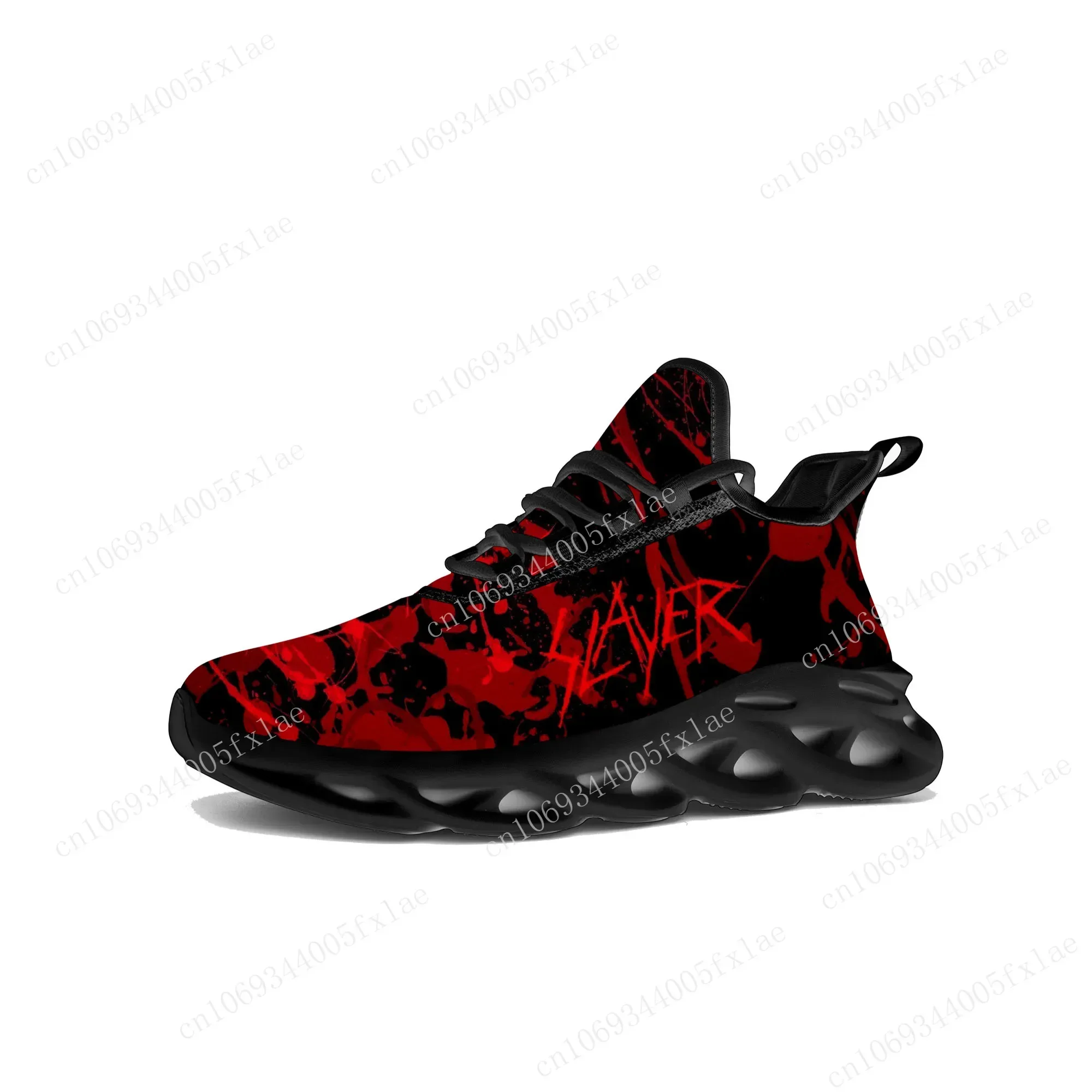 Slayer Metal Rock Band Flats Sneakers Mens Womens Hot Pop Sports Running Shoe Sneaker Lace Up Mesh Footwear Tailor-made Shoe