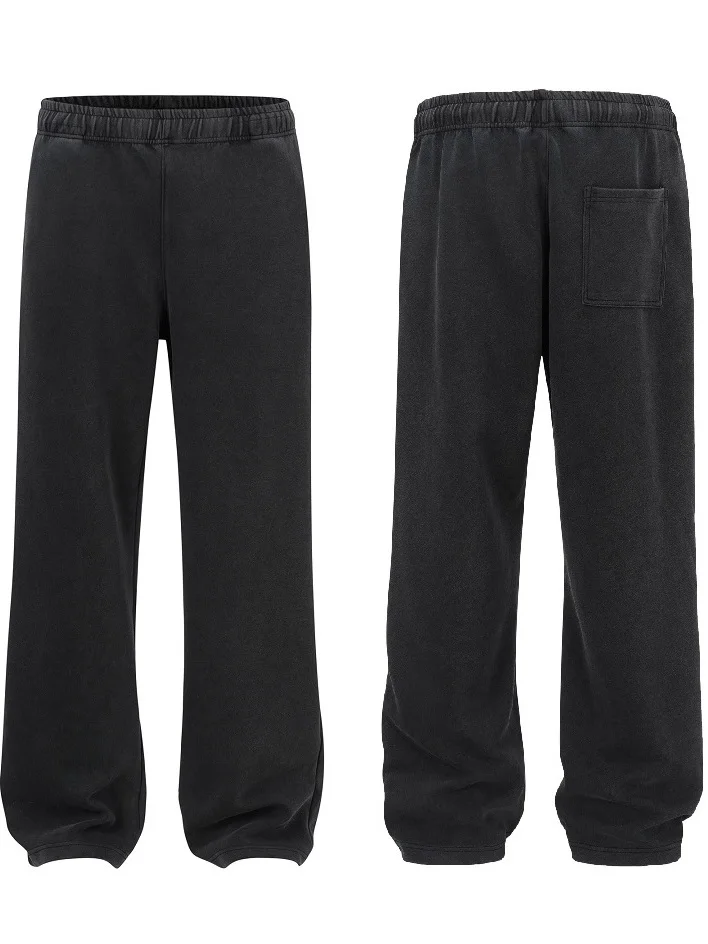 

Брюки спортивные прямого кроя Waed, свободные, универсальные, повседневные, в стиле ретро, молодежные, весна-лето, черные, белые, базовые...